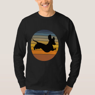 T-shirt Vintage Retro 60s les années 70 80s 90s Dachshund 