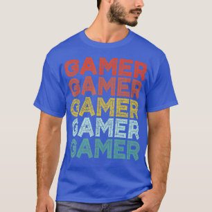 T-shirt Vintage Retro 70's 80's Style jeu vidéo Hommes gar