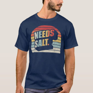 T-shirt Vintage Retro a besoin de Salt Funny Cuisine Chef