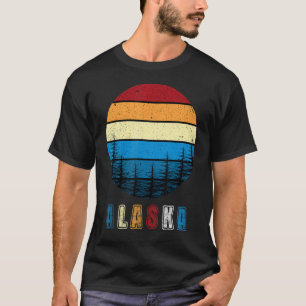 T-shirt Vintage Retro Alaska - journée de l'alaska