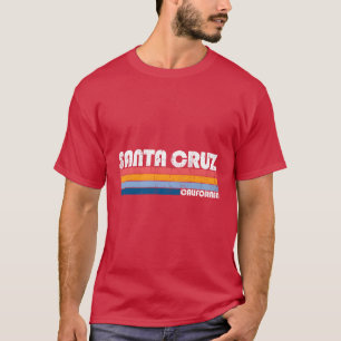 T-shirt Vintage Rétro Années 70 80 Style Santa Cruz Califo