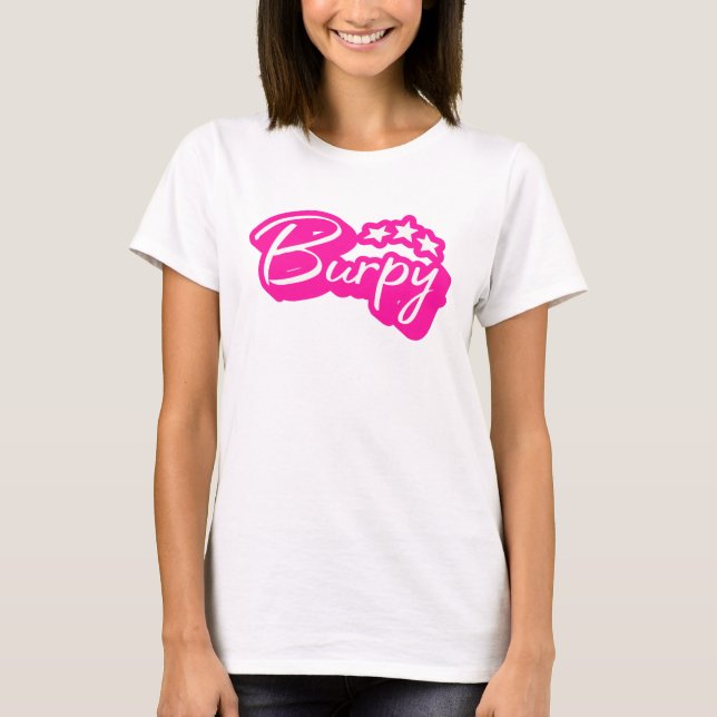 T-shirt Vintage rétro Burpy Glam (Devant)