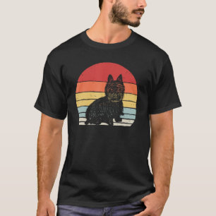 T-shirt Vintage Retro Cairn Terrier race de chien