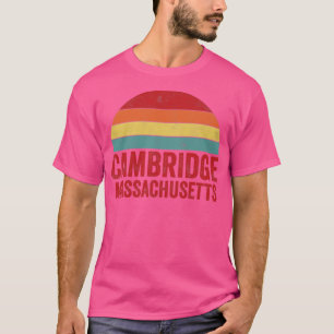 T-shirt Vintage Retro Cambridge Massachusetts