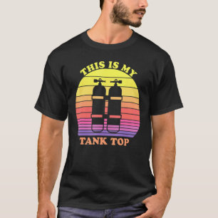 T-shirt Vintage Retro C'Est Mon Débardeur Plongée Sous-Mar