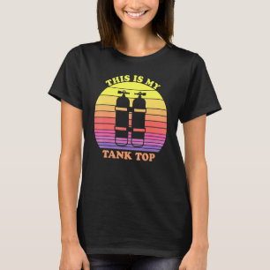 T-shirt Vintage Retro C'Est Mon Débardeur Plongée Sous-Mar