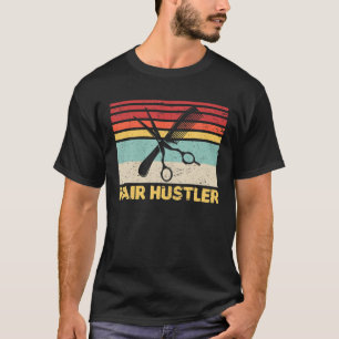 T-shirt Vintage Retro cheveux Hustler Barber Coiffeuse