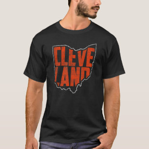 T-shirt Vintage Retro Cleveland Ohio Souvenir pour garçons