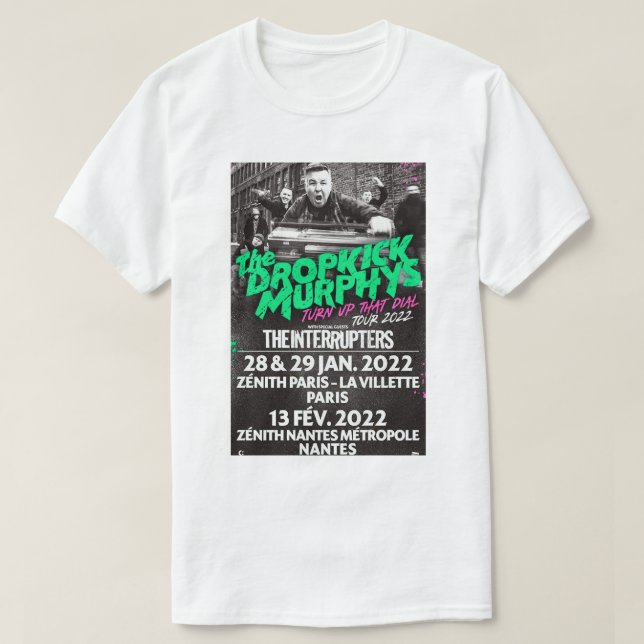 T-shirt Vintage Retro Dropkick Murphys (Design devant)