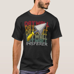 T-shirt Vintage Retro Drywall whisperer Drywaller Drywall