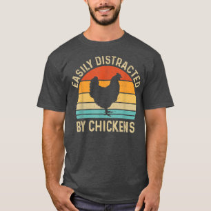 T-shirt Vintage Rétro Facilement Distrait Par L'Amoureux D