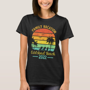 T-shirt Vintage Retro Family Vacation 2022 Californie Carl