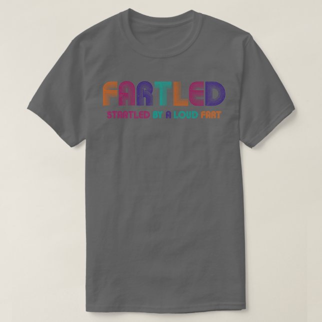 T-shirt Vintage Retro Fartled (Design devant)