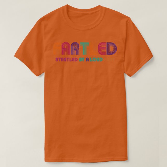 T-shirt Vintage Retro Fartled (Design devant)
