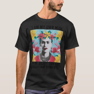 T-shirt Vintage Rétro Frida Kahlo Chemise Pour Toujours Me