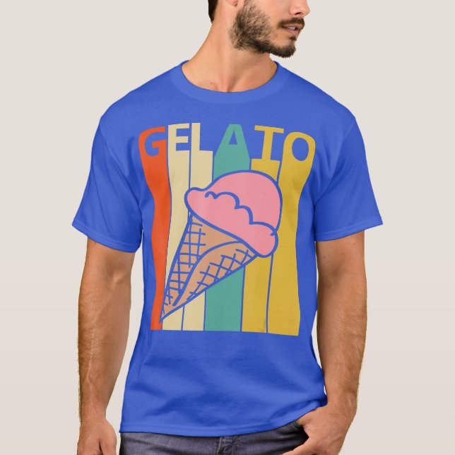 T-shirt Vintage Retro Gelato (Devant)