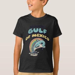 T-shirt Vintage Retro Golfe Du Mexique Dauphin Drôle