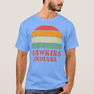 T-shirt Vintage Retro Hawkins Indiana 2