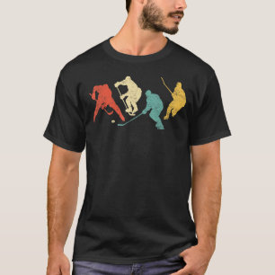 T-shirt Vintage Retro Hockey sur glace Amoureux des sports