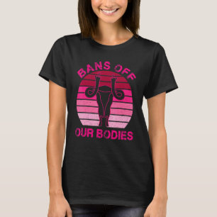 T-shirt Vintage Retro Interdit De Notre Corps Moyen Doigt