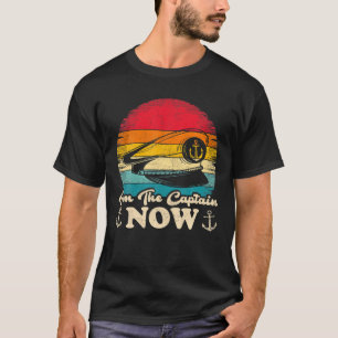 T-shirt Vintage Retro Je suis le Capitaine maintenant Bate