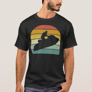 T-shirt Vintage Retro Jet Ski Plage d'été Sports d'été