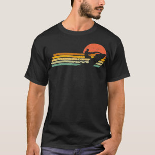 T-shirt Vintage Retro Jetski Rider Jetskiing Jetboat