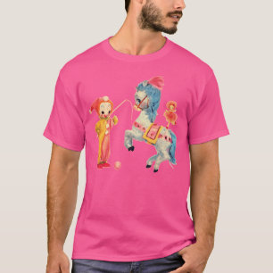 T-shirt Vintage Retro Kawaii Kitsch Meyercord Clown Circus