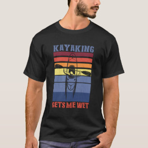 T-shirt Vintage Retro Kayaking M'Accueille