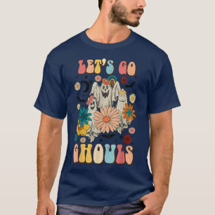 T-shirt Vintage Retro Lets Go Ghouls Halloween Coût de l'e