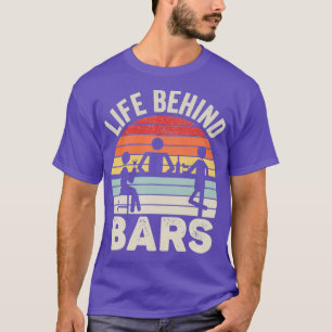 T-shirt Vintage Retro Life Behind Bars Bartender