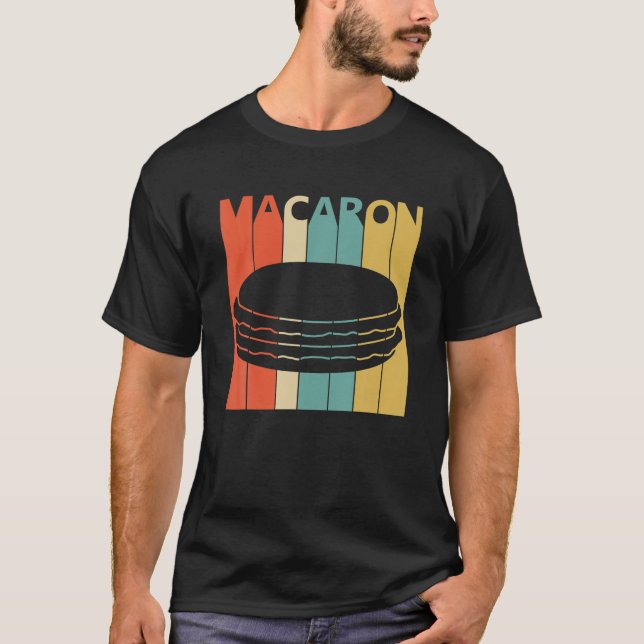 T-shirt vintage Retro Macarons (Devant)