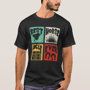 T-shirt Vintage Retro Meilleur Cher Cute Oncle jamais agri