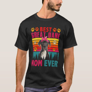 T-shirt Vintage Retro Meilleure Grande Danse Maman Jamais 