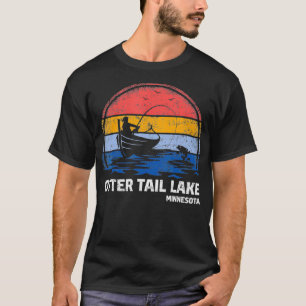 T-shirt Vintage Retro Minnesota Otter Tail Lake Tarifs d'é