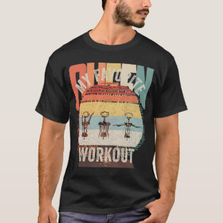 T-shirt Vintage Rétro Mon Entraînement Préféré Boisson de 