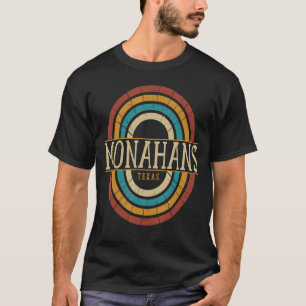 T-shirt Vintage Retro Monahans Texas TX Femmes Hommes Souv