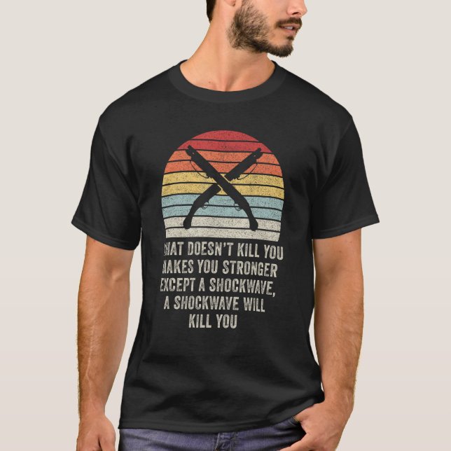 T-shirt Vintage Retro Mossberg 590 Shockwave (Devant)