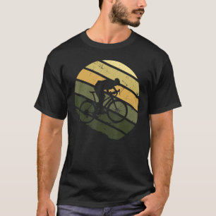 T-shirt Vintage Retro Mountains Vélos Mtb Vélo