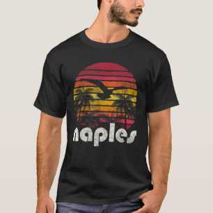 T-shirt Vintage Retro Naples Fl Florida les années 70 80s