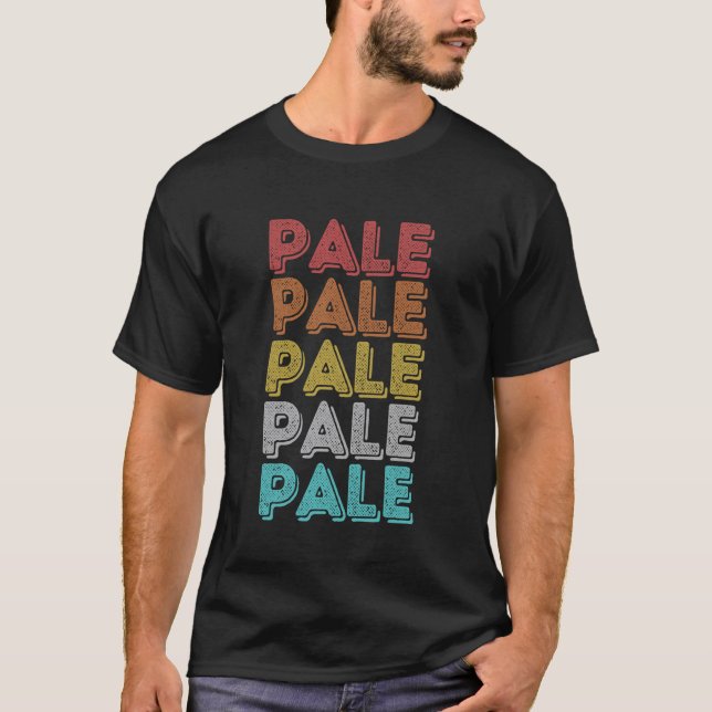 T-shirt Vintage Rétro Pâle (Devant)