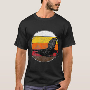 T-shirt Vintage Retro Porté Dragon Lizard Reptile Pet Dr.