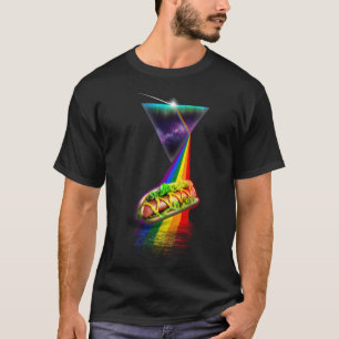T-shirt Vintage Retro Prism Hotdog