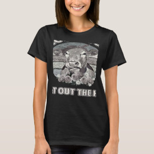 T-shirt Vintage Retro Pun de vache Moo Floral Heifer Farme