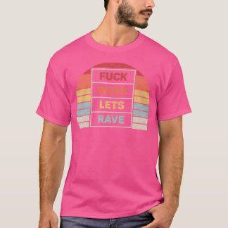 T-shirt Vintage Retro Rave Gear Trippy Edm Rave Festival