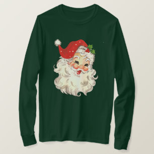 T-shirt vintage Retro Red Père Noël Unisex