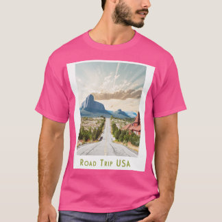 T-shirt Vintage Retro Road Trip USA Nevada Poster