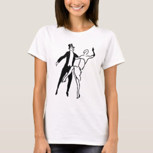 T-shirt Vintage Retro Roaring Twenties Couple Dance Forme