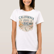 Vintage Rétro Route Mère de Californie Rivage 