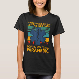 T-shirt Vintage Retro Se Déplacer Sur Les Filles Vous Mont